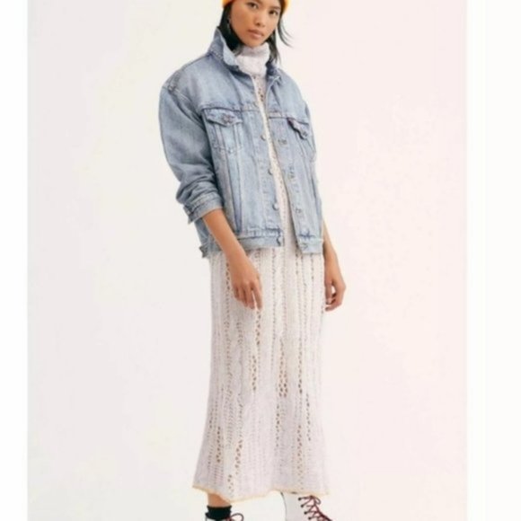 Free People Purple Alpaca Maxi Sweater XS/S NWT - Picture 2 of 4